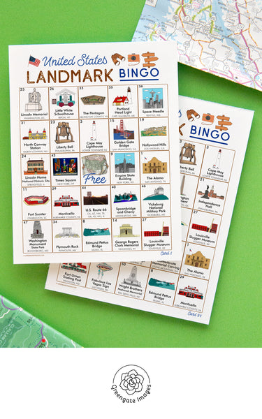 US Landmarks Bingo - Greengate Images