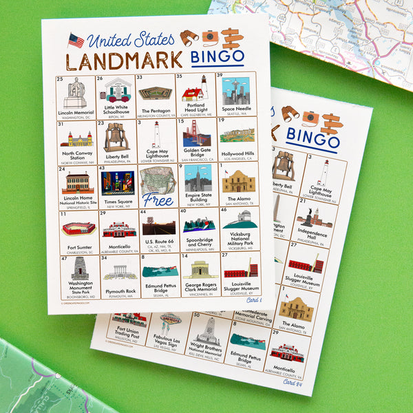 US Landmarks Bingo - Greengate Images