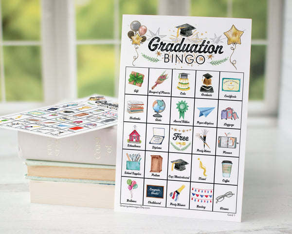 Graduation Bingo - Color - Greengate Images