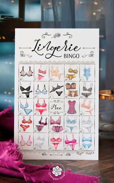Lingerie Bingo Game - Greengate Images