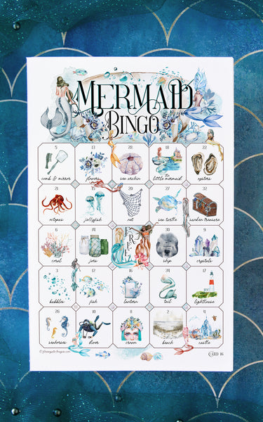 Mermaid Bingo - Greengate Images