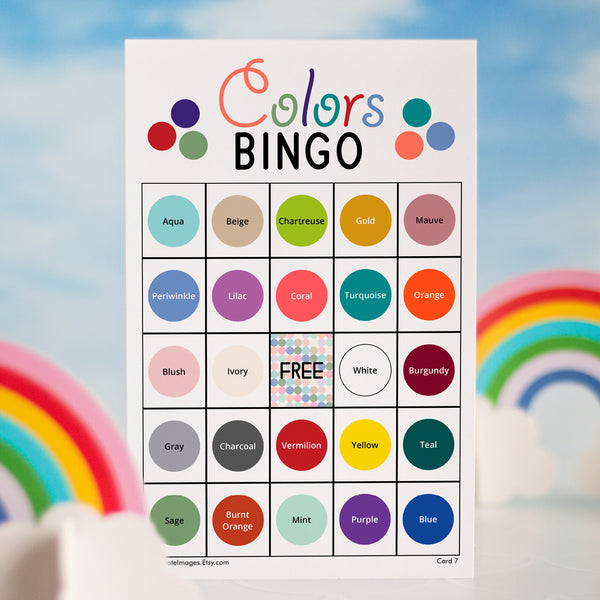 Colors Bingo - Greengate Images