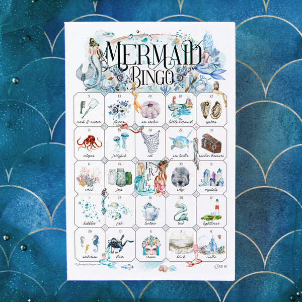Mermaid Bingo - Greengate Images