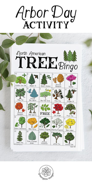 Tree Bingo - Printable Digital Download by Greengate Images