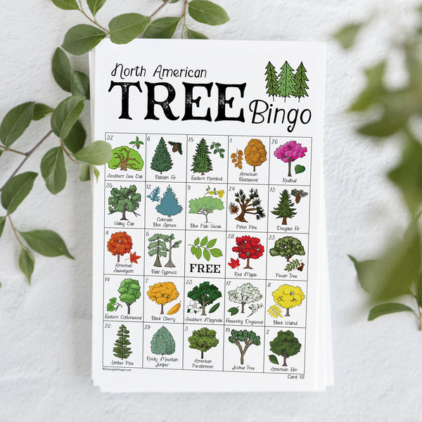 Tree Bingo - Printable Digital Download by Greengate Images