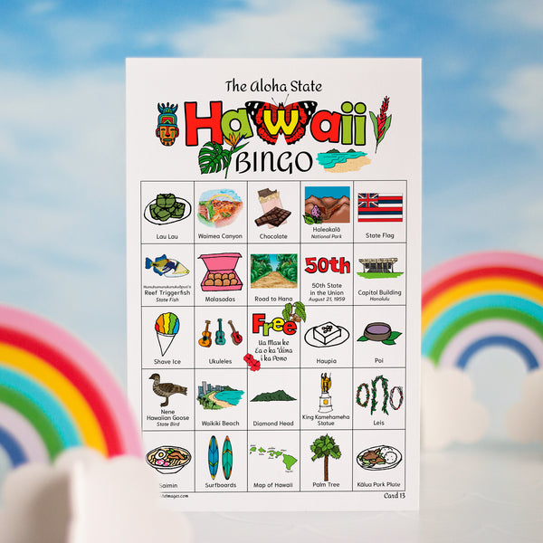 Hawaii Bingo Cards - Greengate Images