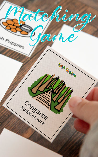 South Carolina Memory Game - Greengate Images