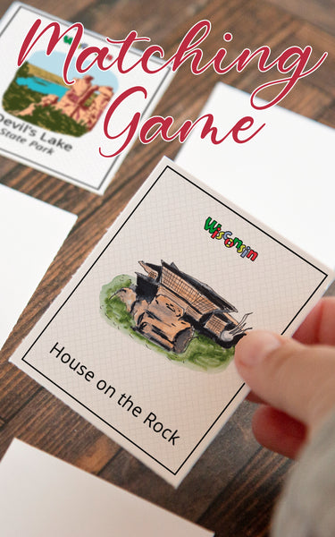 Wisconsin Memory Game - Greengate Images