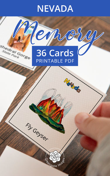 Nevada Memory Game - Greengate Images
