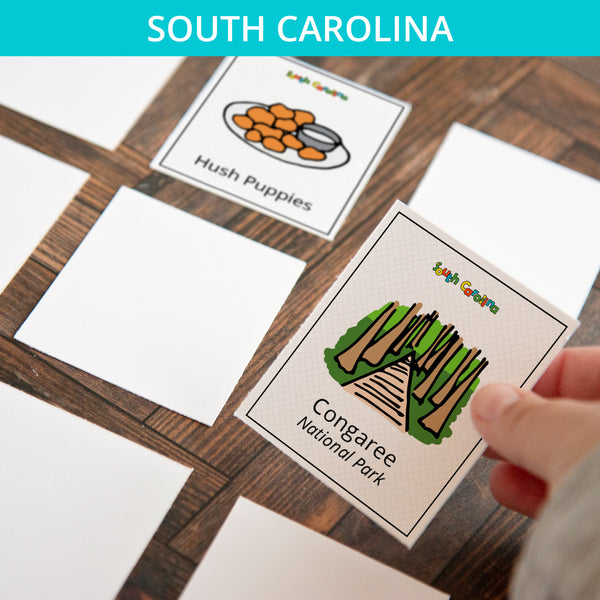 South Carolina Memory Game - Greengate Images