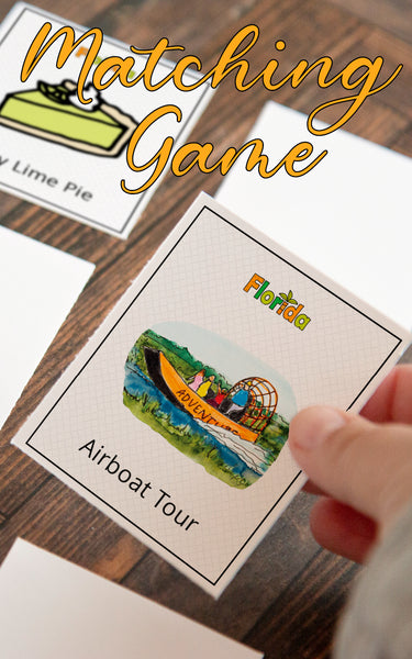 Florida Memory Game - Printable Digital Download by Greengate Images
