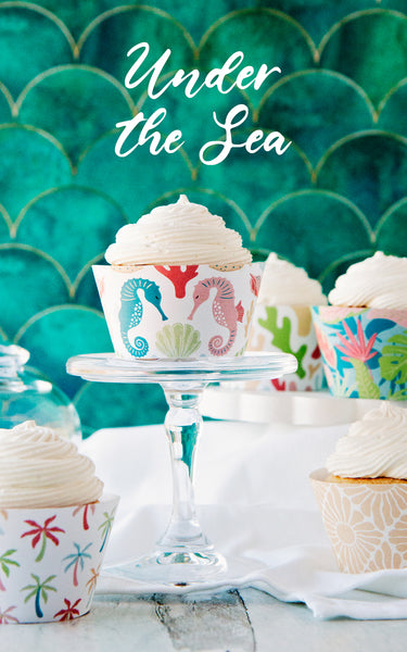 Tropical Cupcake Wrapper Set - Greengate Images
