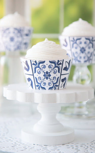 Talavera Style Cupcake Wrapper - Greengate Images