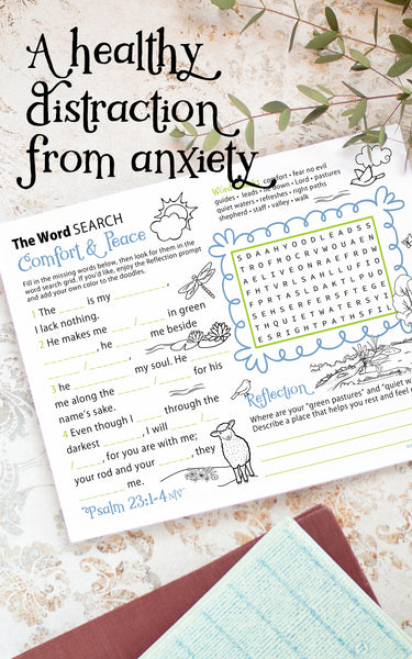 Bible Passage Word Search Duo - Printable Digital Download by Greengate Images