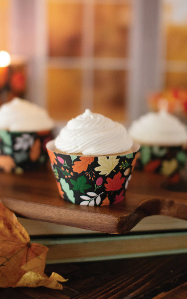 Fall Leaves Cupcake Wrappers - Greengate Images