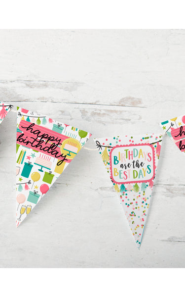Birthday Bunting - Printable Digital Download by Greengate Images