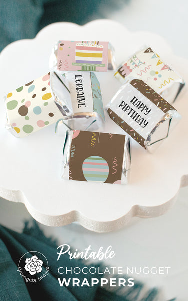 Birthday Nugget Wrappers - Greengate Images