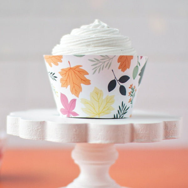 Fall Leaves Cupcake Wrappers - Greengate Images