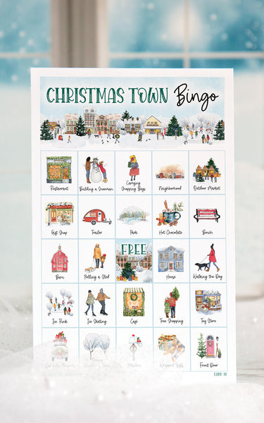 Christmas Town Bingo - Greengate Images