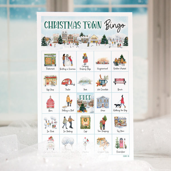 Christmas Town Bingo - Greengate Images
