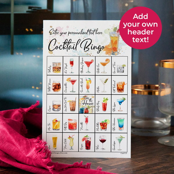 Cocktail Bingo - Greengate Images