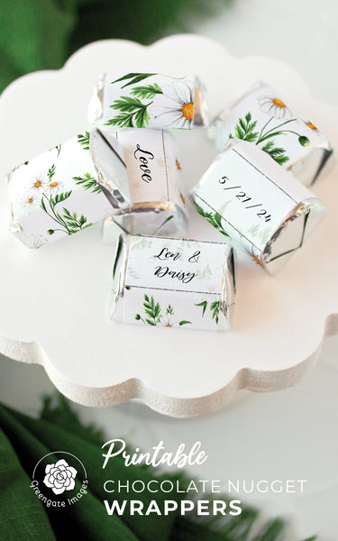 White Daisy Nugget Wrappers - Greengate Images