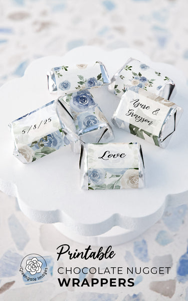 Dusty Blue Nugget Wrapper - Greengate Images