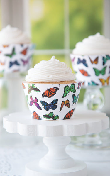 Butterfly Cupcake Wrappers - Colorful - Greengate Images