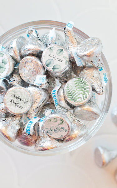 3/4 inch Fern/Eucalyptus Candy Circles - Greengate Images