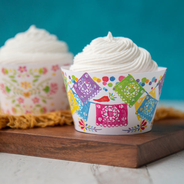 Fiesta Papel Cupcake Wrapper Duo - Greengate Images