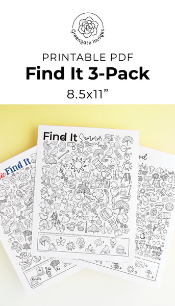 Summer "Find It"/I Spy Bundle - Greengate Images