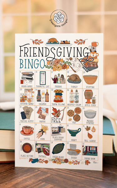 Friendsgiving Bingo - Greengate Images