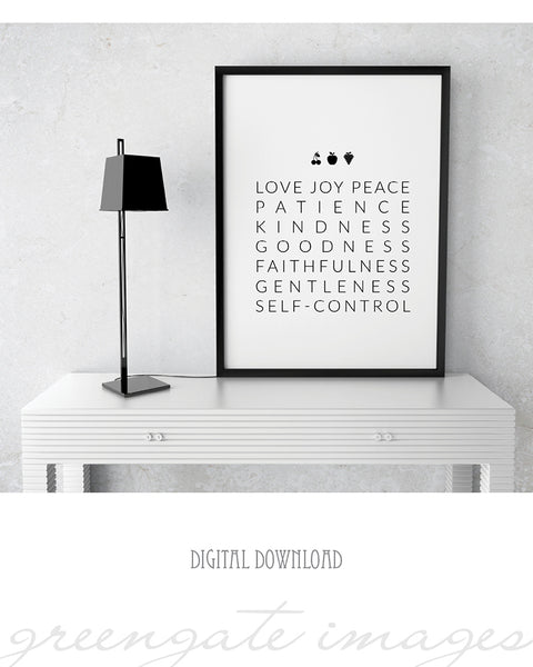 Fruits of the Spirit Wall Art - Greengate Images