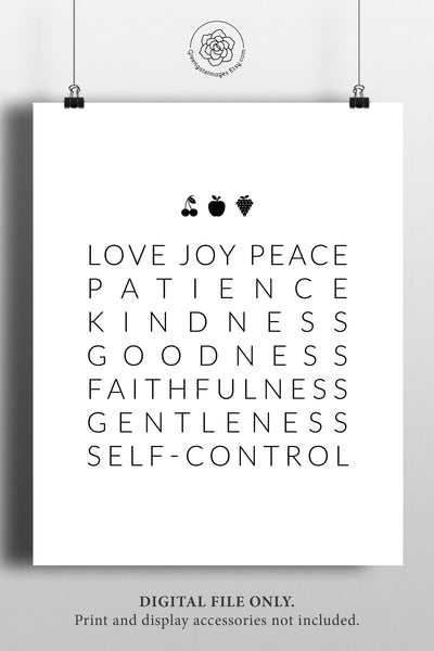 Fruits of the Spirit Wall Art - Greengate Images