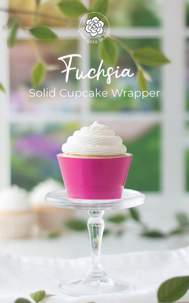 Fuchsia Cupcake Wrapper