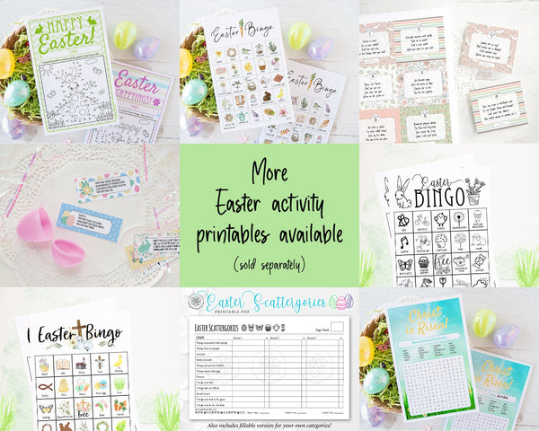 Easter Scattergories - Printable Digital Download by Greengate Images