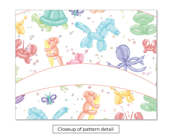 Balloon Animal Cupcake Wrappers - Printable Digital Download by Greengate Images