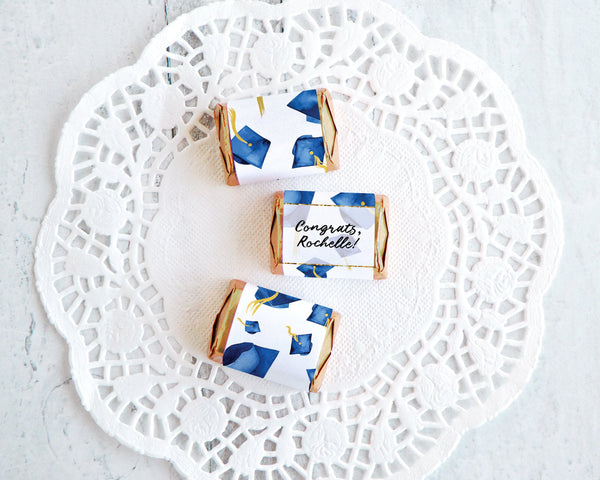 Royal Blue Graduation Nugget Wrapper - Printable Digital Download by Greengate Images