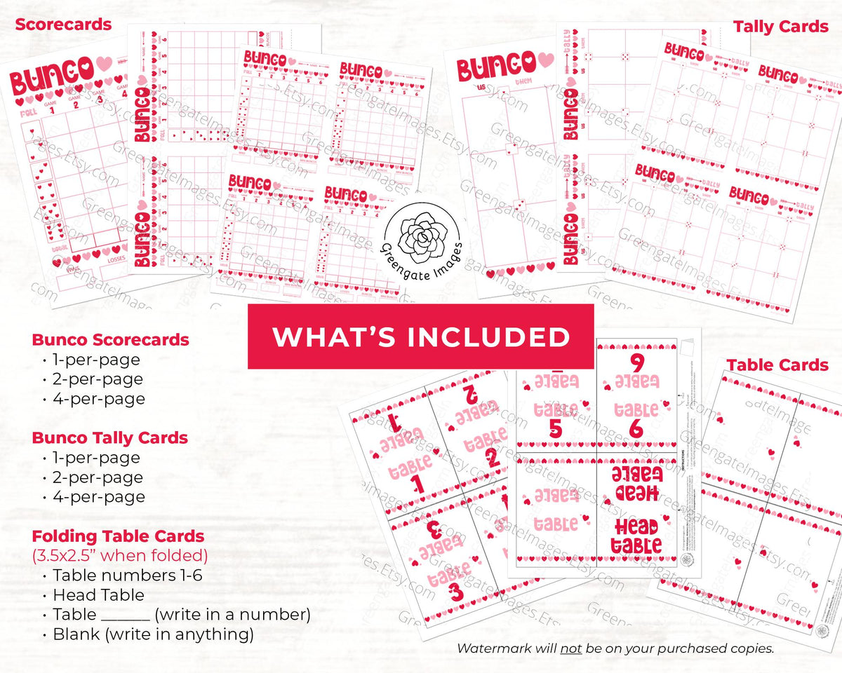 valentine-bunco-scorecard-set-red-and-pink-hearts-greengate-images for Free Printable Bunco Score Sheets Valentines Valentine Bunco Scorecard Set - Red and Pink Hearts – Greengate Images for Free Printable Bunco Score Sheets Valentines
