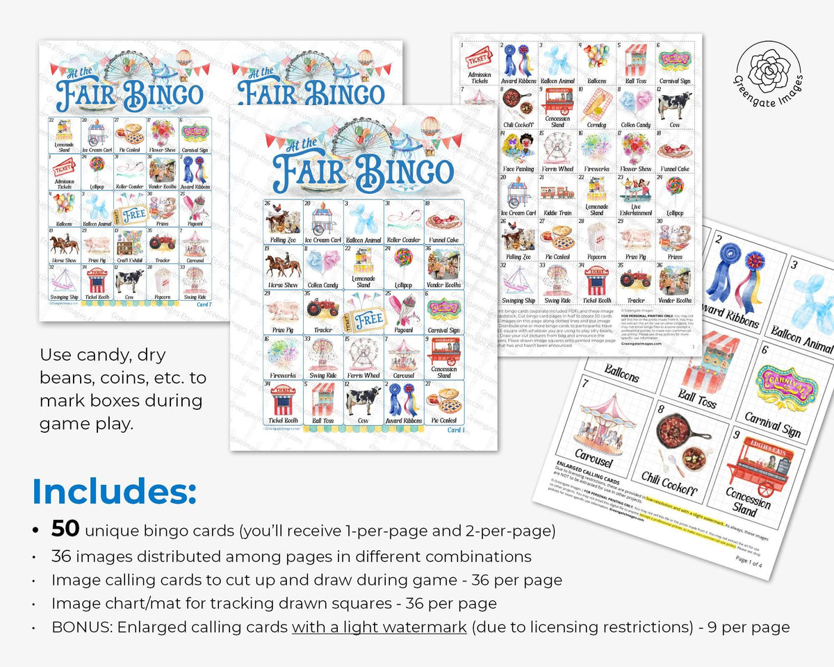 Fair Bingo – Greengate Images