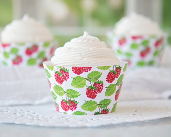 Raspberry Cupcake Wrapper - Greengate Images