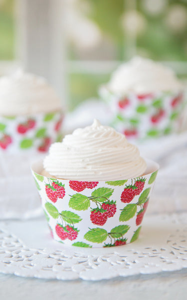 Raspberry Cupcake Wrapper - Greengate Images