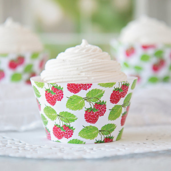 Raspberry Cupcake Wrapper - Greengate Images