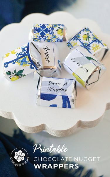 Lemons & Tile Nugget Wrappers - Greengate Images