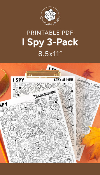 Thanksgiving I Spy Bundle