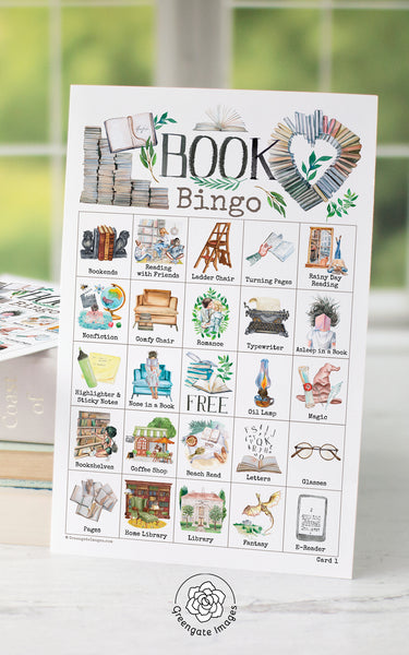 Book (Love) Bingo - Greengate Images