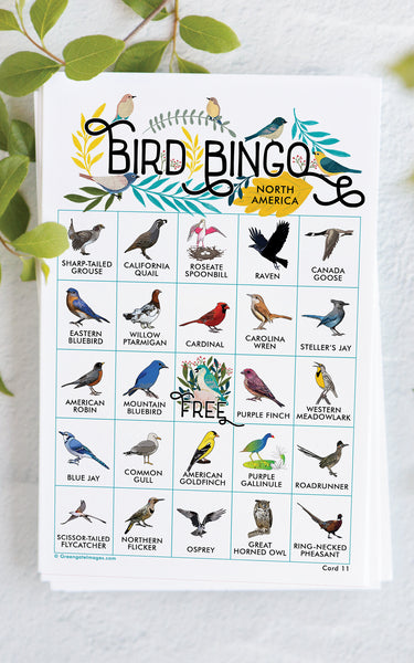Bird Bingo - North American - Greengate Images