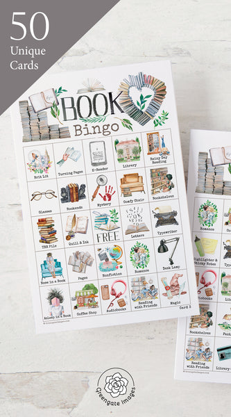 Book (Love) Bingo - Greengate Images