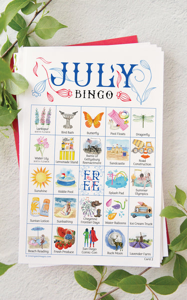 July Bingo - Greengate Images