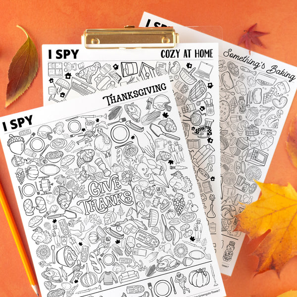 Thanksgiving I Spy Bundle